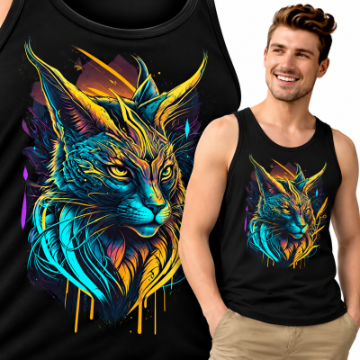 TANK TOP ZWIERZĘTA  BAD CAT